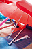 Пляжный зонт и зонтик ПОДСОЛНУХ, красный с логотипом в Москве заказать по выгодной цене в кибермаркете AvroraStore