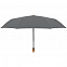 Зонт складной Nature Magic, серый с логотипом в Москве заказать по выгодной цене в кибермаркете AvroraStore