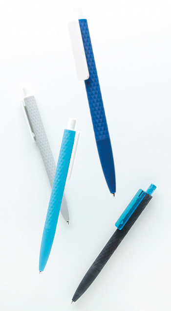 Ручка X3 Smooth Touch, темно-синий с логотипом в Москве заказать по выгодной цене в кибермаркете AvroraStore
