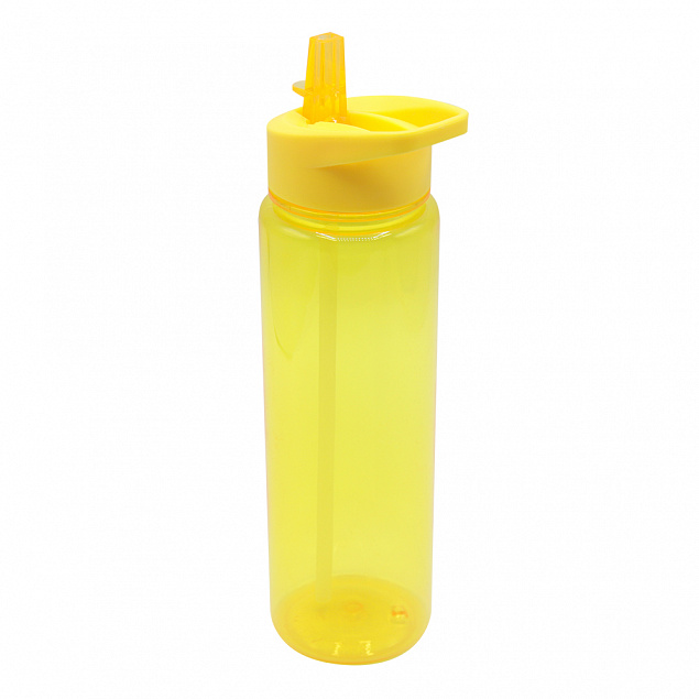 Пластиковая бутылка Jogger, желтый с логотипом  заказать по выгодной цене в кибермаркете AvroraStore