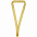 Лента для медали с пряжкой Ribbon, серебристая с логотипом в Москве заказать по выгодной цене в кибермаркете AvroraStore