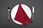 Салфетка сервировочная Settle In, красная с логотипом в Москве заказать по выгодной цене в кибермаркете AvroraStore