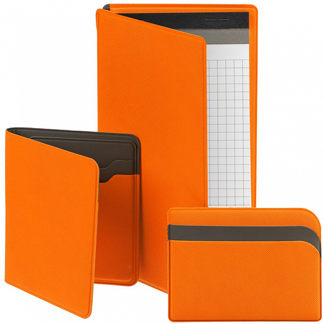 Чехол для карточек Dual, оранжевый с логотипом в Москве заказать по выгодной цене в кибермаркете AvroraStore