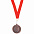 Медаль наградная на ленте  "Золото" с логотипом в Москве заказать по выгодной цене в кибермаркете AvroraStore