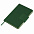 Ежедневник недатированный Stevie, А5,  зеленый, кремовый блок, без обреза с логотипом  заказать по выгодной цене в кибермаркете AvroraStore