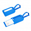 Бирка багажная "Полет", синяя с логотипом в Москве заказать по выгодной цене в кибермаркете AvroraStore