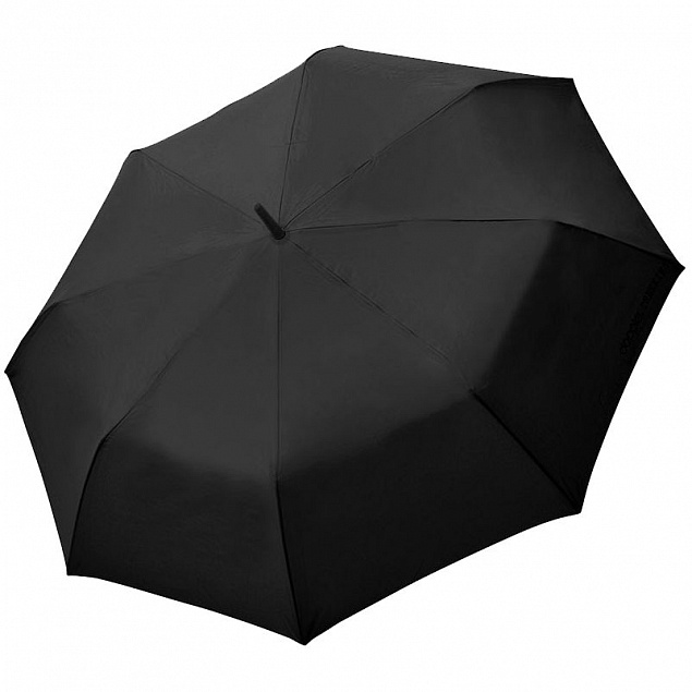 Зонт-трость Zero XXL, черный с логотипом  заказать по выгодной цене в кибермаркете AvroraStore