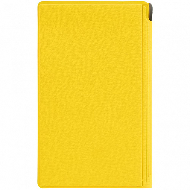 Блокнот Dual, желтый с логотипом в Москве заказать по выгодной цене в кибермаркете AvroraStore