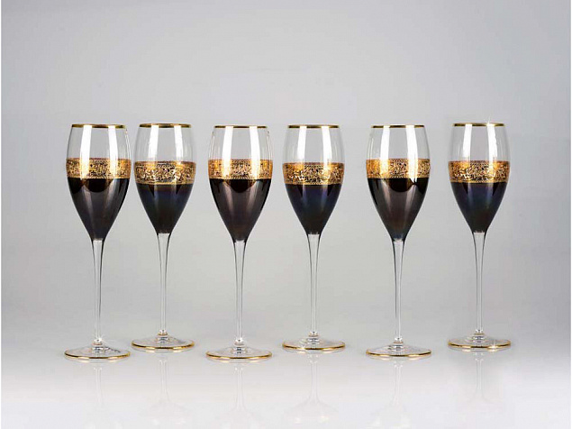 Набор бокалов для шампанского «Несомненный успех» с логотипом в Москве заказать по выгодной цене в кибермаркете AvroraStore