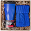 Подарочный набор LET IT JOY: перчатки сенсорные, термокружка, синий с логотипом в Москве заказать по выгодной цене в кибермаркете AvroraStore