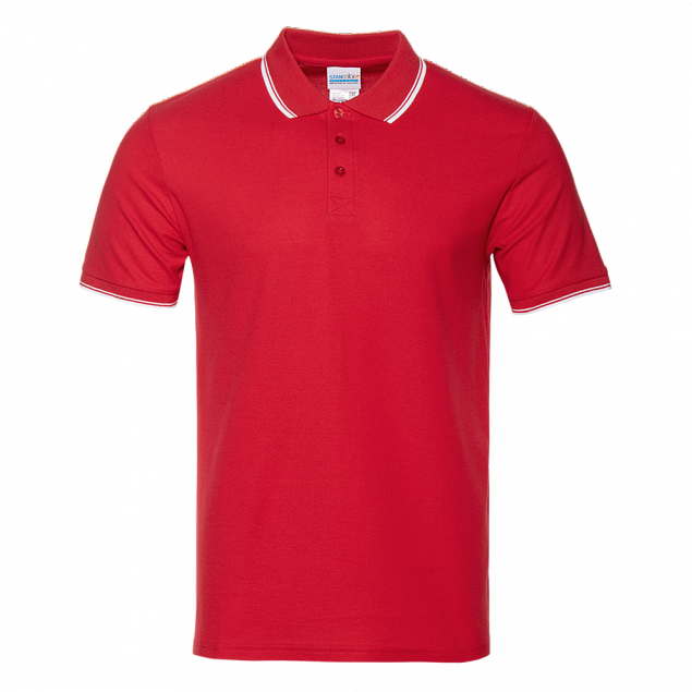 Рубашка поло StanTrophy Красный с логотипом в Москве заказать по выгодной цене в кибермаркете AvroraStore