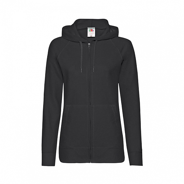 Толстовка женская без начеса LADIES LIGHTWEIGHT HOODED SWEAT 240 с логотипом в Москве заказать по выгодной цене в кибермаркете AvroraStore