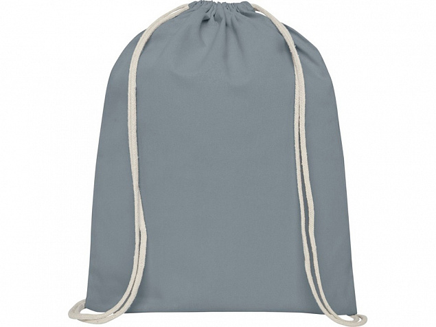 Рюкзак со шнурком «Tenes» из хлопка 140 г/м² с логотипом  заказать по выгодной цене в кибермаркете AvroraStore