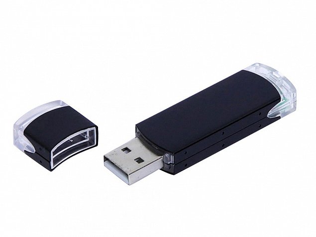 USB 2.0- флешка промо на 8 Гб прямоугольной классической формы с логотипом в Москве заказать по выгодной цене в кибермаркете AvroraStore