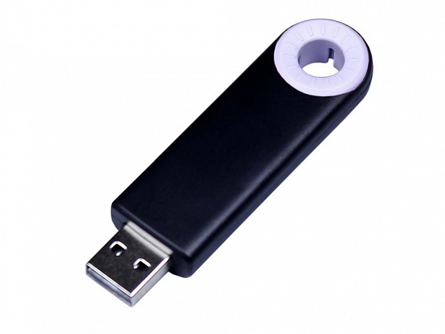 USB 2.0- флешка промо на 64 Гб прямоугольной формы, выдвижной механизм с логотипом в Москве заказать по выгодной цене в кибермаркете AvroraStore