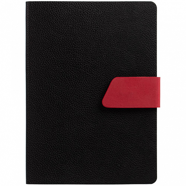 Ежедневник Strap, недатированный, черно-красный с логотипом в Москве заказать по выгодной цене в кибермаркете AvroraStore