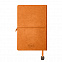 Ежедневник недатированный Fusion, А5, оранжевый, кремовый блок, оранжевый срез с логотипом в Москве заказать по выгодной цене в кибермаркете AvroraStore