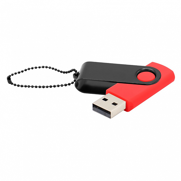 Флешка Designer To Go 2.0 USB 16Gb, красный/черный с логотипом в Москве заказать по выгодной цене в кибермаркете AvroraStore