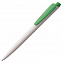 Ручка шариковая Senator Dart Polished, бело-зеленая с логотипом в Москве заказать по выгодной цене в кибермаркете AvroraStore