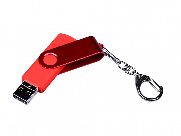 USB 2.0/micro USB/Type-С- флешка на 32 Гб 3-в-1 с поворотным механизмом с логотипом в Москве заказать по выгодной цене в кибермаркете AvroraStore