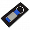 Брелок DARK JET; 2,8 x 6,2 x 0,6 см; синий, металл; лазерная гравировка с логотипом  заказать по выгодной цене в кибермаркете AvroraStore