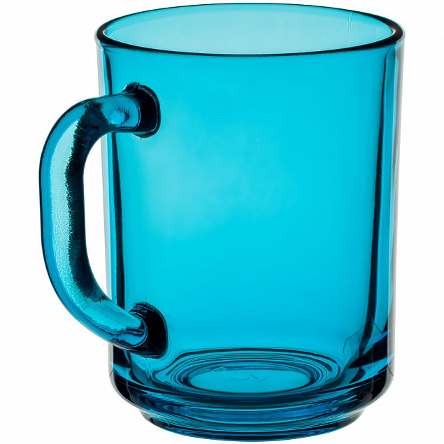 Кружка Enjoy, голубая с логотипом в Москве заказать по выгодной цене в кибермаркете AvroraStore