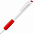 Ручка шариковая Grip, белая с зеленым с логотипом в Москве заказать по выгодной цене в кибермаркете AvroraStore