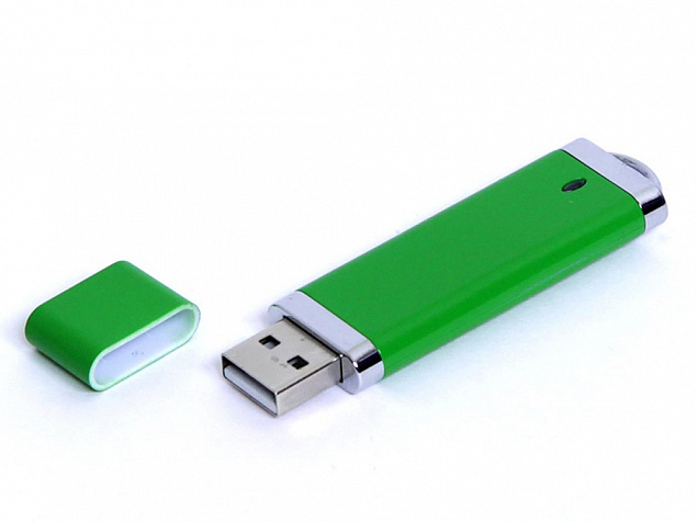 USB 3.0- флешка промо на 128 Гб прямоугольной классической формы с логотипом в Москве заказать по выгодной цене в кибермаркете AvroraStore