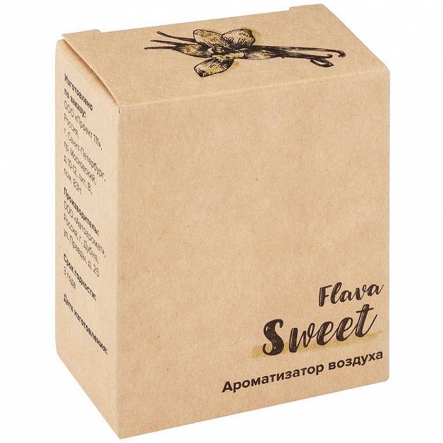 Ароматизатор воздуха Flava Sweet, ваниль с логотипом в Москве заказать по выгодной цене в кибермаркете AvroraStore