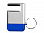 Подставка-брелок для мобильного телефона GoGo, серебристый/синий с логотипом в Москве заказать по выгодной цене в кибермаркете AvroraStore
