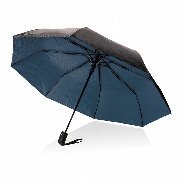 Маленький двухцветный зонт Impact из RPET AWARE™, d97 см с логотипом в Москве заказать по выгодной цене в кибермаркете AvroraStore