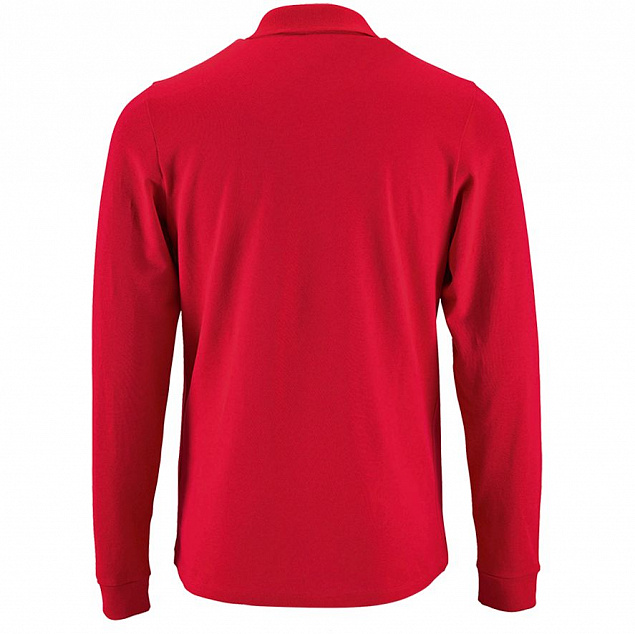 Рубашка поло мужская с длинным рукавом PERFECT LSL MEN, красная с логотипом в Москве заказать по выгодной цене в кибермаркете AvroraStore
