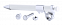 Многофункциональная ручка, белая с логотипом  заказать по выгодной цене в кибермаркете AvroraStore