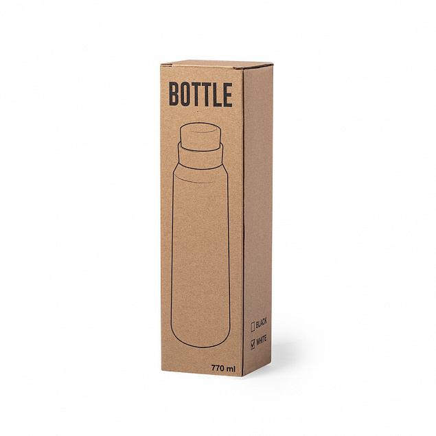 Бутылка для воды ANUKIN, черный, 770 мл, нержавеющая сталь с логотипом в Москве заказать по выгодной цене в кибермаркете AvroraStore