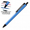 Ручка шариковая со стилусом FLUTE TOUCH, синий с логотипом в Москве заказать по выгодной цене в кибермаркете AvroraStore