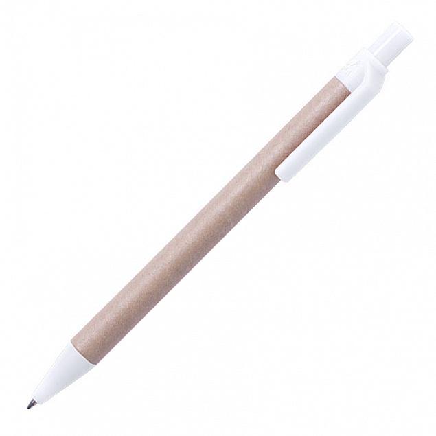 Ручка шариковая VATUM, белый, переработанный картон, PLA-полимолочная кислота, 13,7 см с логотипом в Москве заказать по выгодной цене в кибермаркете AvroraStore