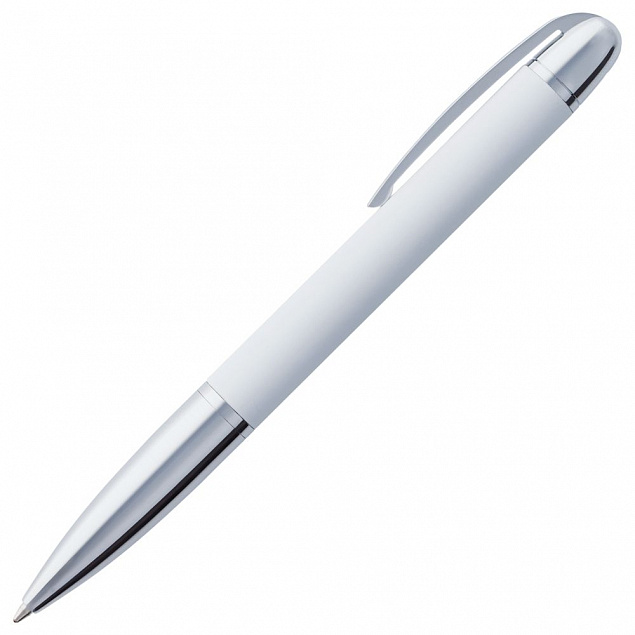 Ручка шариковая Arc Soft Touch, белая с логотипом в Москве заказать по выгодной цене в кибермаркете AvroraStore