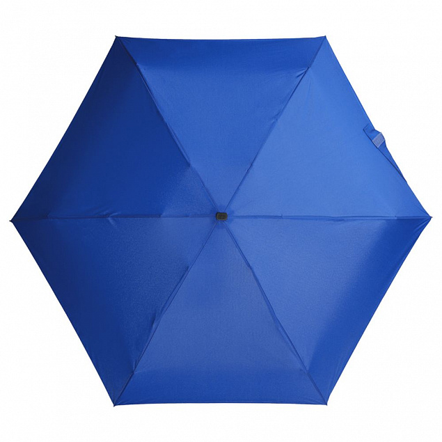 Зонт складной Five, синий с логотипом в Москве заказать по выгодной цене в кибермаркете AvroraStore
