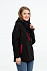 Куртка-трансформер женская Matrix, черная с красным с логотипом в Москве заказать по выгодной цене в кибермаркете AvroraStore