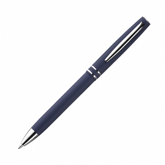 Шариковая ручка Consul, синяя с логотипом в Москве заказать по выгодной цене в кибермаркете AvroraStore