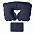 Подушка надувная дорожная в футляре; синий;  с логотипом в Москве заказать по выгодной цене в кибермаркете AvroraStore