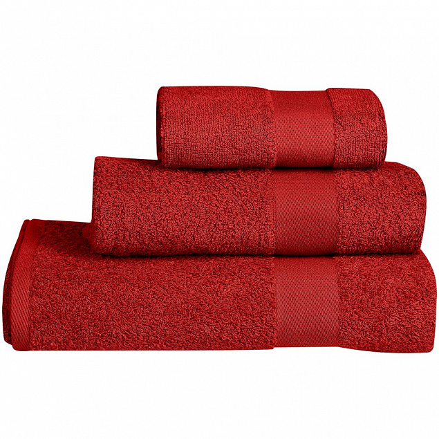 Полотенце Soft Me Medium, красное с логотипом в Москве заказать по выгодной цене в кибермаркете AvroraStore