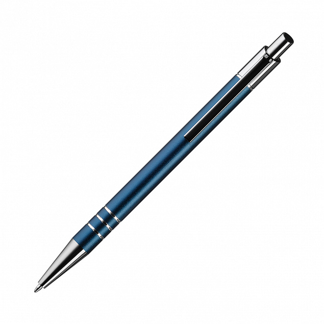 Шариковая ручка City, синяя с логотипом в Москве заказать по выгодной цене в кибермаркете AvroraStore