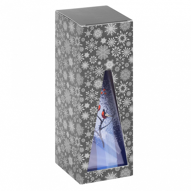 Свеча ручной работы «Снегири на ветке», в форме пирамиды с логотипом в Москве заказать по выгодной цене в кибермаркете AvroraStore