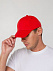 Бейсболка Convention, красная с логотипом в Москве заказать по выгодной цене в кибермаркете AvroraStore