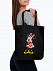 Холщовая сумка «Минни Маус. Couture», черная с логотипом в Москве заказать по выгодной цене в кибермаркете AvroraStore