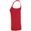 Майка женская Justin Women, красная с логотипом в Москве заказать по выгодной цене в кибермаркете AvroraStore