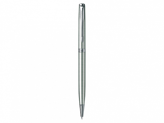 Ручка Паркер шариковая "Sonnet Stainless Steel СT Slim" с логотипом в Москве заказать по выгодной цене в кибермаркете AvroraStore