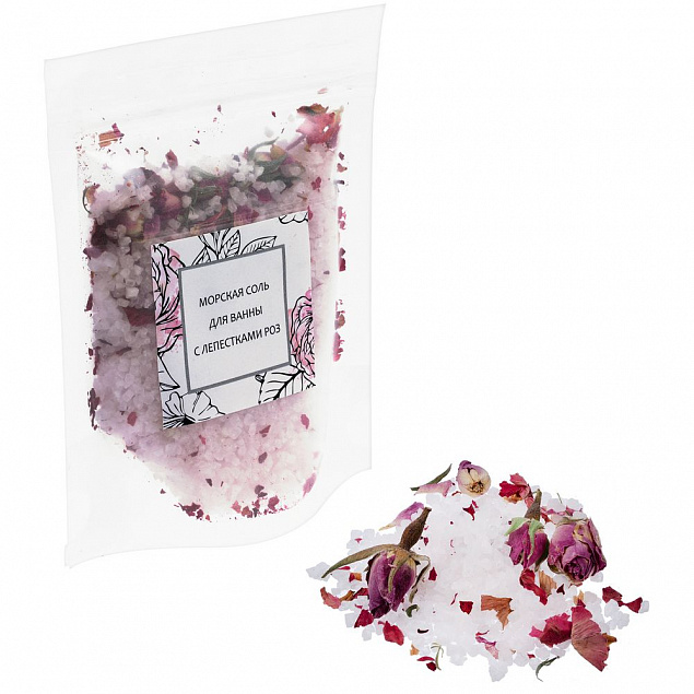 Соль для ванны Feeria, с розой с логотипом в Москве заказать по выгодной цене в кибермаркете AvroraStore