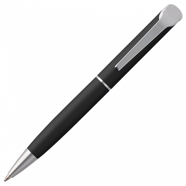 Ручка шариковая Glide, серая с логотипом  заказать по выгодной цене в кибермаркете AvroraStore